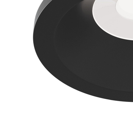 Maytoni oczko stropowe Zoom GU10 Ø8,5cm czarne DL032-2-01B