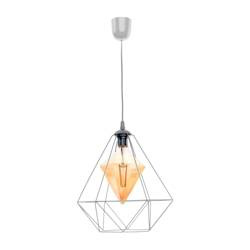 Milagro lampa wisząca Alambre E27 (zawiera 4W 2700K) szara MLP4132