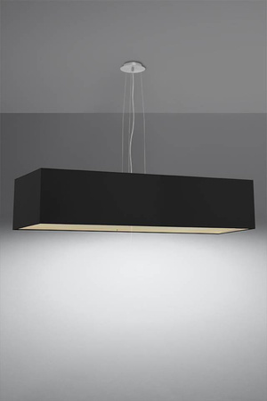 Sollux żyrandol / lampa wisząca Santa 120 5xE27 czarno/biała SL.0782