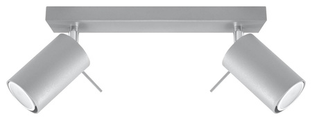 Sollux plafon Ring 2 2xGU10 szary SL.0450