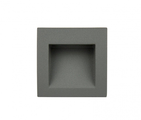 Su-ma oprawa ścienna zewnętrzna LED Mur-Led 1,5W 60lm 3000K szara IP65 M2029