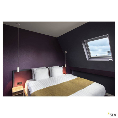 SLV lampa wisząca LED Numinos M 10,42W 1019lm 2700K 36° ściemnialna Dali biało/czarna 1004439