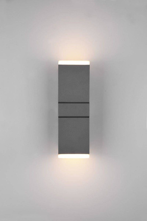 Trio kinkiet zewnętrzny LED Avon 2x(7W 800lm 3000K) 14W 1600lm antracytowy IP54 270660242