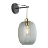TK Lighting kinkiet Delta E27 czarno/dymiony 6481