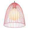 Lucide lampa wisząca Macarons Ø 24 cm 1xE27 różowa 74417/01/66