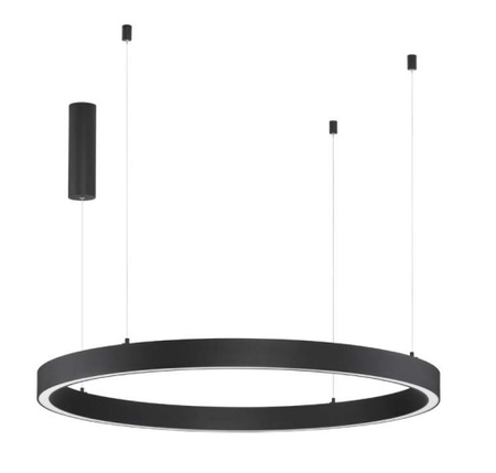 Luces Exclusivas lampa wisząca LED Bari ściemnialna Ø 100 cm 60W 3389lm 3000K IP20 czarna LE43276