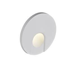 Mistic Lighting oczko ścienne schodowe LED Dot R 1,5W 75lm 3000K białe IP65/20 MSTC-05411900+MSTC-05118010