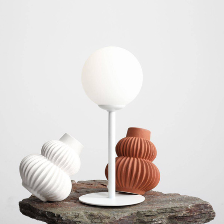 Aldex lampka biurkowa Pinne E14 biała 1080B