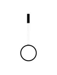 Luces Exclusivas lampa wisząca LED Autlan 25W 741lm 3000K czarna LE42771