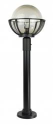 Su-ma lampa stojąca zewnętrzna Kule z koszykiem 250 E27 czarna/patyna 90cm IP43 K 5002/2/KPO 250 FU