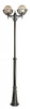 Su-ma latarnia Kule z koszykiem 250 2xE27 czarna/patyna 185-285cm IP43 OGMWN 2 KPO 250 FU