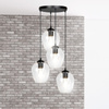Emibig lampa wisząca Istar 4 4xE27 czarna 679/4PREM