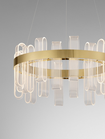 Luces Exclusivas lampa wisząca LED Baja 81W 3120lm 3000K IP20 złota LE43483