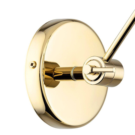 Argon kinkiet Zakyntos Plus E27 czarno/mosiężny 4898