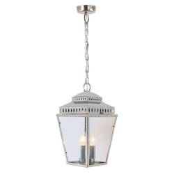 Elstead lampa wisząca zewnętrzna Mansion House 3xE14 nikiel IP44 MANSION-HOUSE8-PN