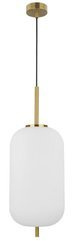 Luces Exclusivas lampa wisząca Pilar E27 biało/mosiężna LE41755