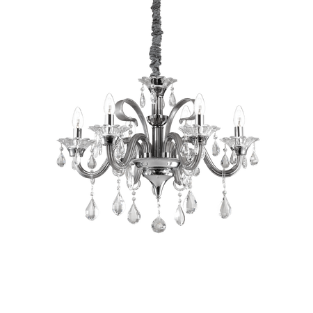 Ideal Lux żyrandol / lampa wisząca Colossal 6xE14 szara 081502