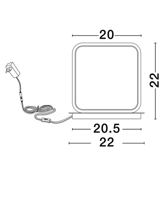 Luces Exclusivas lampa stołowa LED Chulumani ściemnialna 13W 563lm 3200K IP20 czarno/złota LE44823
