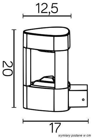 Su-ma kinkiet zewnętrzny FAN GX53 szary IP54 GL 11206