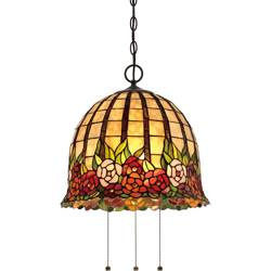Elstead żyrandol / lampa wisząca Rosecliffe 3xE27 brązowa QZ-ROSECLIFFE-P