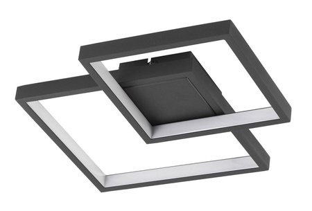 Luces Exclusivas plafon LED Mata 19W 1342lm 3000K czarny LE41441