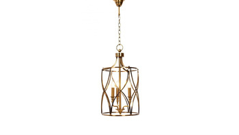 Lumina Deco żyrandol / lampa wisząca Elmont W3 3xE14 mosiężna LDP 1233-3 (MD)