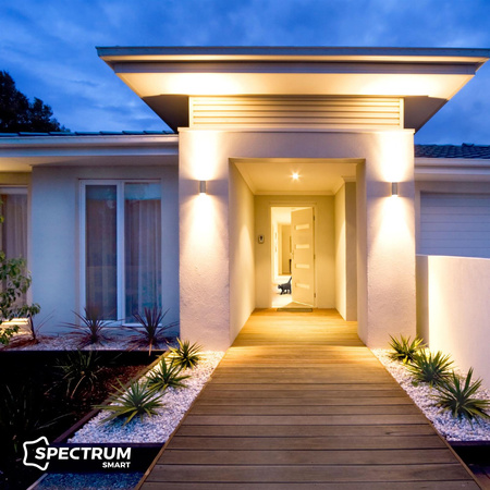 Spectrum kinkiet zewnętrzny Parete GU10 szary IP54 SLIP007007