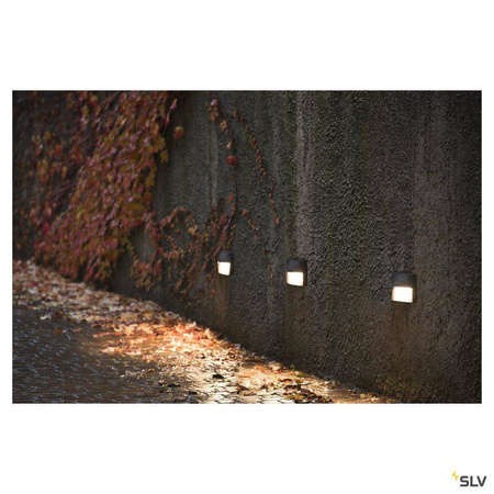 SLV oprawa ścienna zewnętrzna LED Adi 18W 870lm 3000K antracytowa IP55 233635