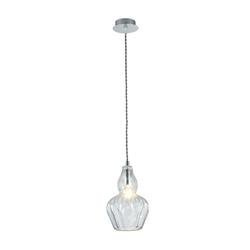 Maytoni lampa wisząca Eustoma E14 Ø16cm nikiel MOD238-PL-01-TR