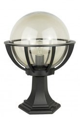 Su-ma lampa stojąca zewnętrzna Kule z koszykiem 250 E27 czarna/patyna 43cm IP43 K 4011/1/KPO 250 FU