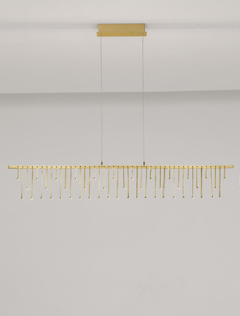 Luces Exclusivas lampa wisząca LED Huaraz ściemnialna 19W 1461lm 3000K IP20 złota LE44447