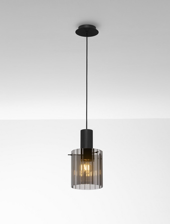 Luces Exclusivas lampa wisząca LED Oran Ø 18 cm E27 1x12W IP20 czarna LE44243