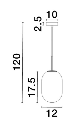 Luces Exclusivas lampa wisząca LED Acuyo Ø 12 cm G9 1x5W IP20 złota LE43357