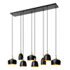 Lucide lampa wisząca Chayanne 8xE14 czarna 05446/08/30