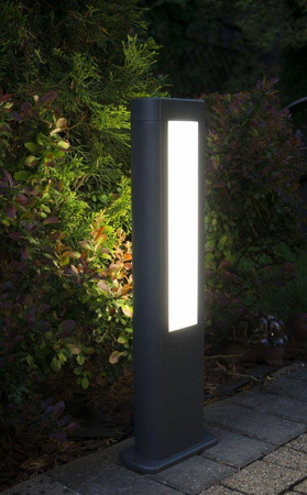 Su-ma lampa stojąca zewnętrzna LED Evo 12W 710lm 4000K popielata 50cm IP54 GL15402