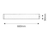 Rabalux lampka podszafkowa Soft G13/T8 srebrna 2329