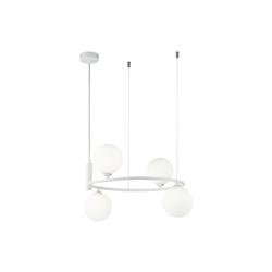 Maytoni żyrandol / lampa wisząca Ring 4xG9 biała MOD013PL-04W