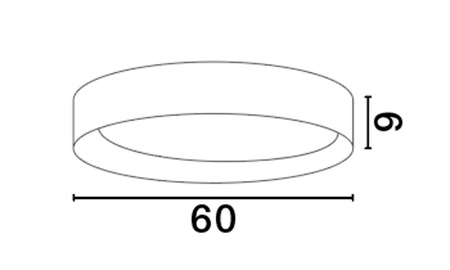 Luces Exclusivas lampa sufitowa LED Rosita ściemnialna Ø 60 cm 50W 3166lm 3000K IP20 biało/drewniana LE43585