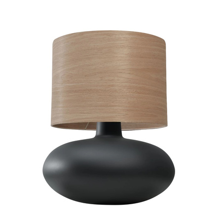 Kaspa lampa stojąca Botanica Deco XL Wood E27 1x25W wys. 147 cm czarna 41120119