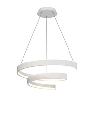 Aviano Lighting lampa wisząca LED Toppo ściemnialna Ø 62 cm 56W 6600lm 3000K biała 6032-0106