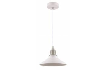 GTV lampa wisząca Loret M E27 biało/srebrna OS-LOR-M-E27-00-DEC