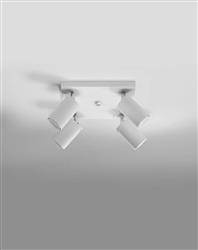 Sollux plafon (reflektorki) Ring 4 4xGU10 biały SL.0090