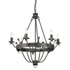 Elstead żyrandol / lampa wisząca Windsor 6xE14 grafitowa WINDSOR6-GR