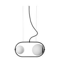 Ummo lampa wisząca Koban A 2xG9 czarna KOA222P0