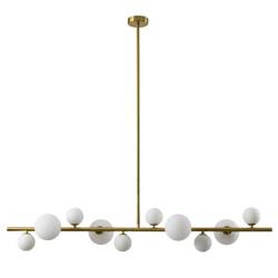 Step Into Design lampa wisząca Milky Drop 10xG9 złota MP0097-10