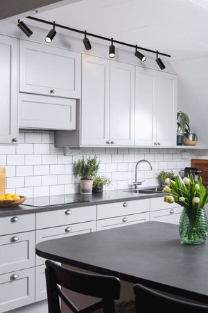 Markslojd plafon (reflektorki) Expand 2L 2xGU10 70cm Gu10 Cylinder czarny 107973