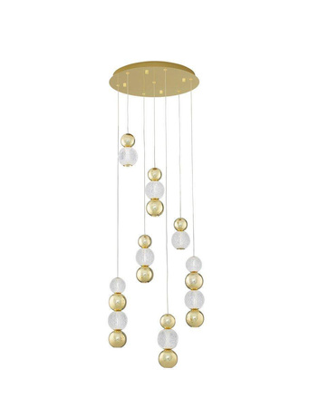 Luces Exclusivas lampa wisząca LED Ponce 42W 3289lm 3200K złota LE42702