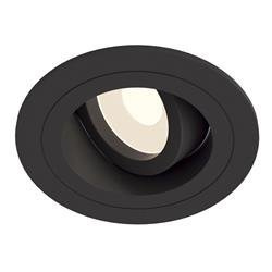 Maytoni oczko stropowe Akron GU10 Ø9,2cm czarne DL025-2-01B
