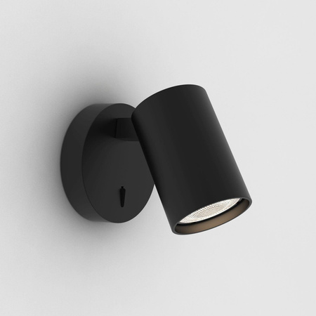 Astro Kinkiet (reflektorek) Ascoli Single Switched GU10 czarny mat 1286079