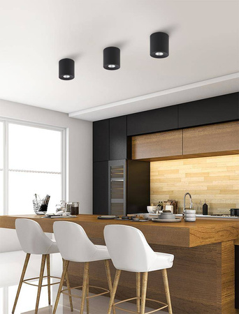 TK Lighting plafon techniczny Orion GU10 czarny 3239